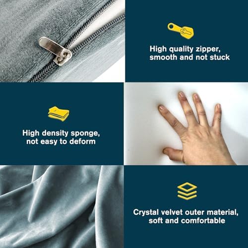3 Packs Wedge Pillow for Neck Leg Back Support