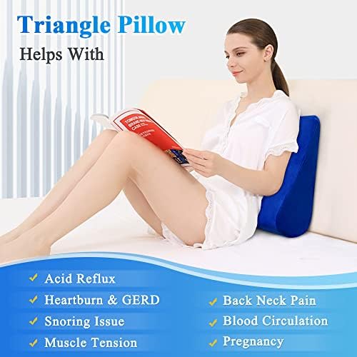 AOSSA Wedge Pillow for After Surgery and Snoring Relief