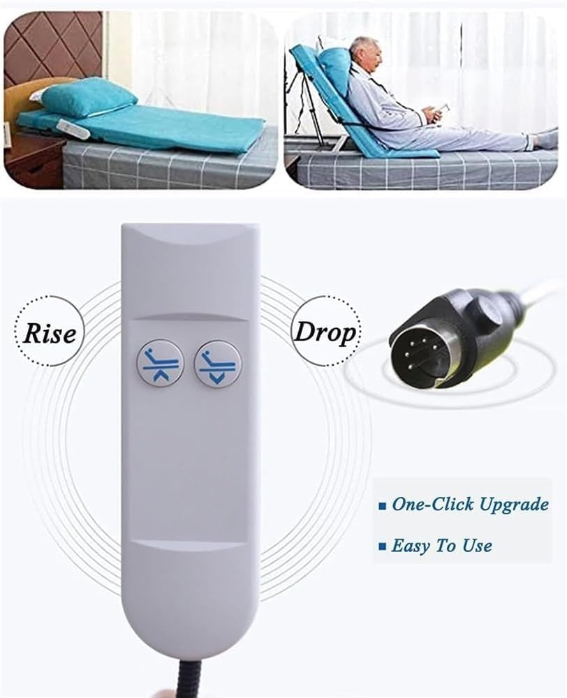 Adjustable Bed Backrest Pillow with Electric Pump System