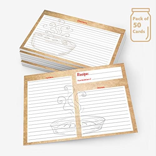 Better Crafts Kitchen Classics Recipe Cards 50 Double Sided