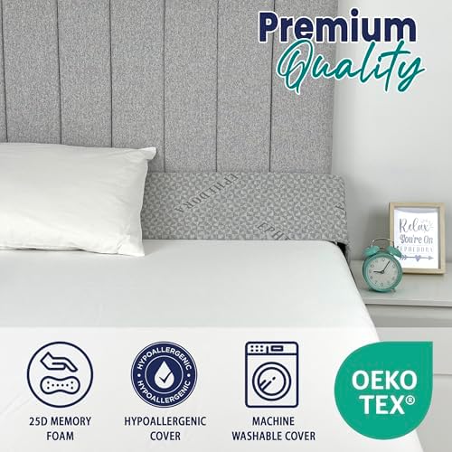 Triangle Bed Wedge Pillow for Headboard Gap - 0-8 Fit