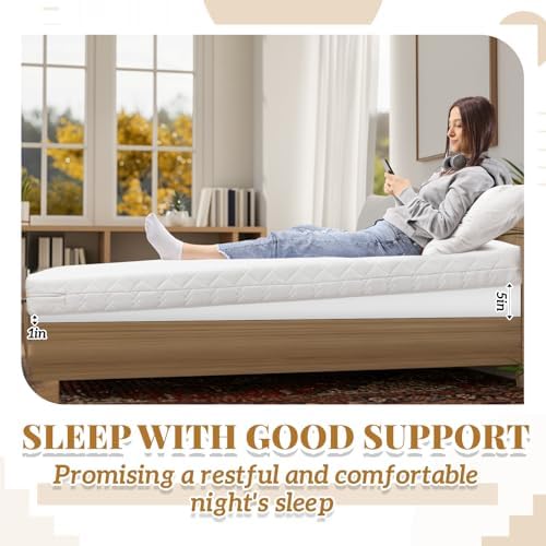 Cinnvoice Mattress Wedge 5 Inch King Incline for Back Pain