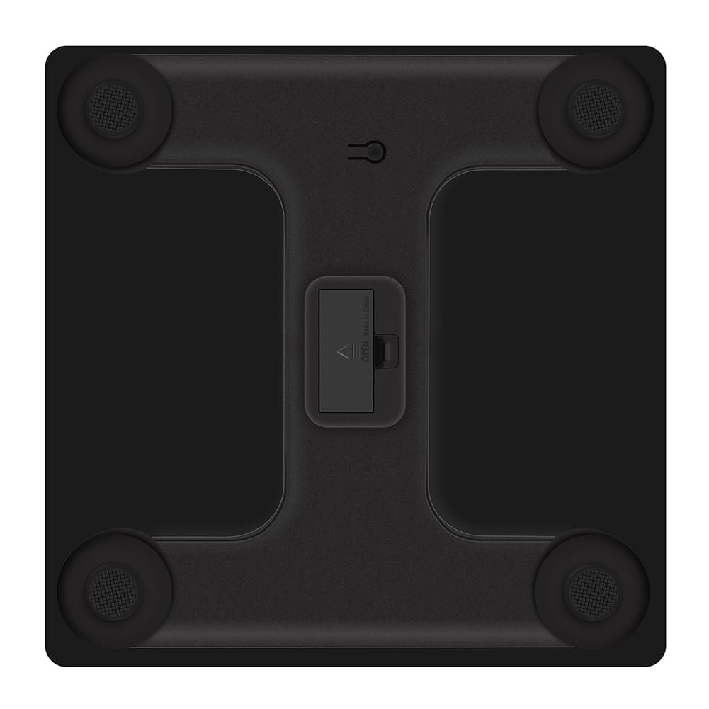 Realremhai Digital Body Weight Scale - Accurate Sleek Black Durable