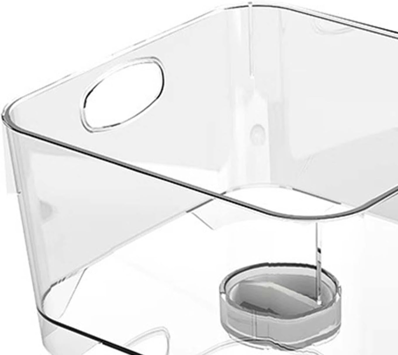 Yajuyi Fruit Vegetable Washing Basket Clear Storage Bins