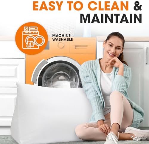 Cheer Collection Wedge Pillow for Reading and Sleep 1
