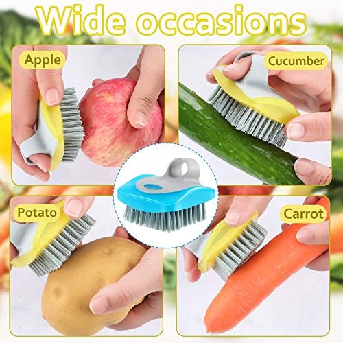 Tatuo 3-Piece Vegetable Brush Set for Fruits and Vegetables