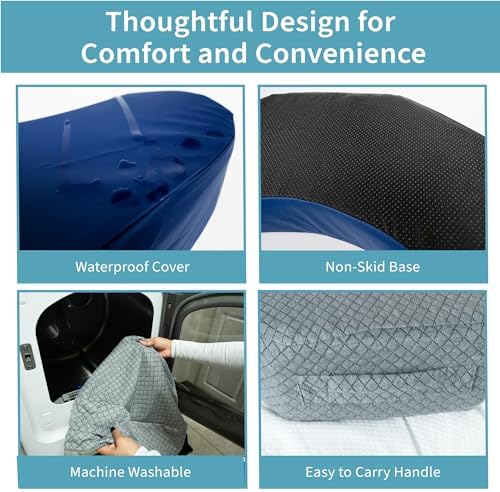 Zomaple Bedsore Wedge Pillow - Pressure Relief Bed Sore Prevention