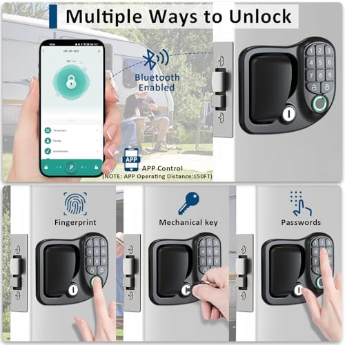 Wodli 4-in-1 Keyless Entry RV Door Lock