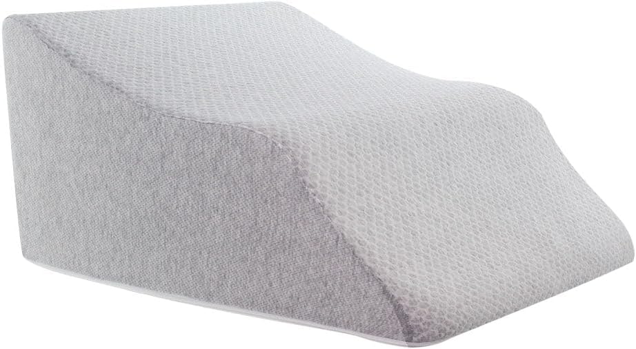 Lounge Doctor Elevating Leg Wedge Pillow - Heather Grey