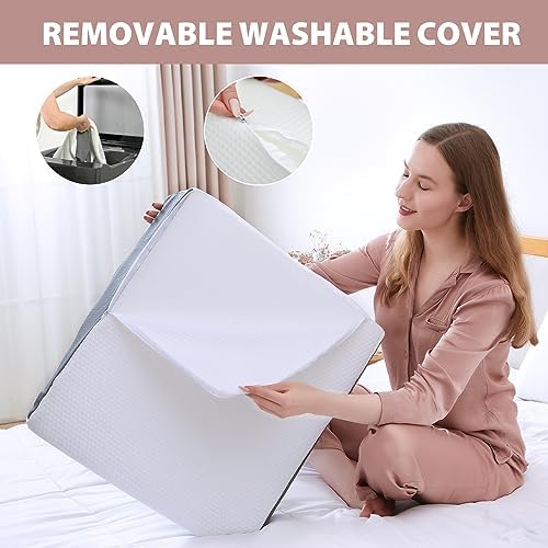 Touchutopia Leg Elevated Pillow for Pain Relief and Recovery 1