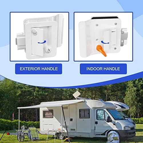 Ristow Upgraded Chrome RV Door Locks RL001 for Travel Trailers