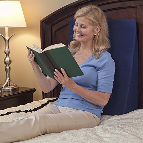 Drive Medical RTL1490COM Compressed Bed Wedge Cushion Blue