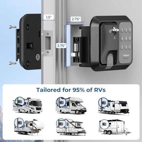 ONNAIS Keyless Entry Door Lock with Password and Remote