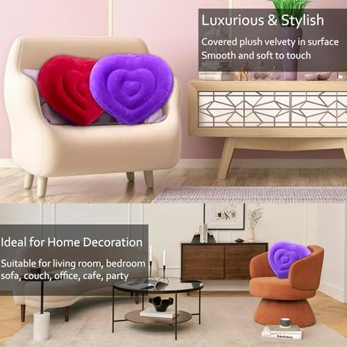 Heart Shape Leg Elevating Pillow for Swelling Relief