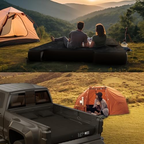 Uncle Elk Truck Bed Air Mattress with Pump and 2 Pillows 1