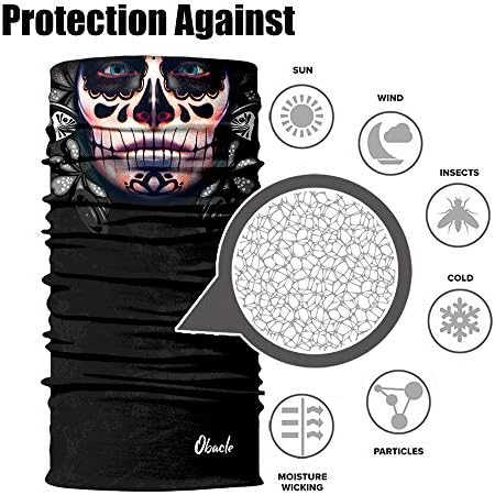 Obacle 3D Skull Face Mask for Women