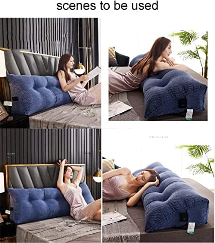 BBHW Headboard Cushion Wall Pillow with Pockets