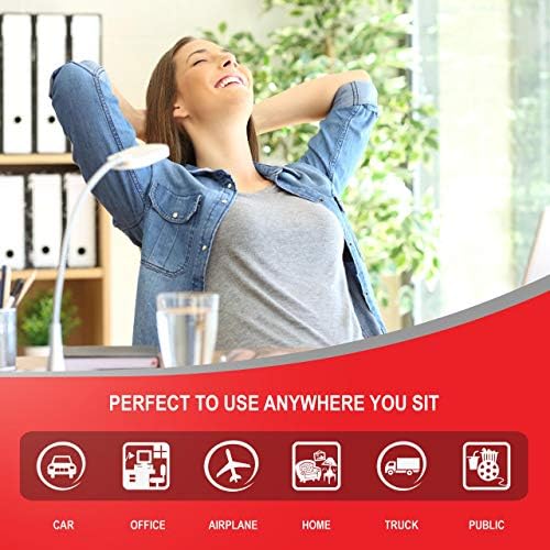 AJUVIA QiPillow - Inflatable Lumbar Support Square Pillow Camel