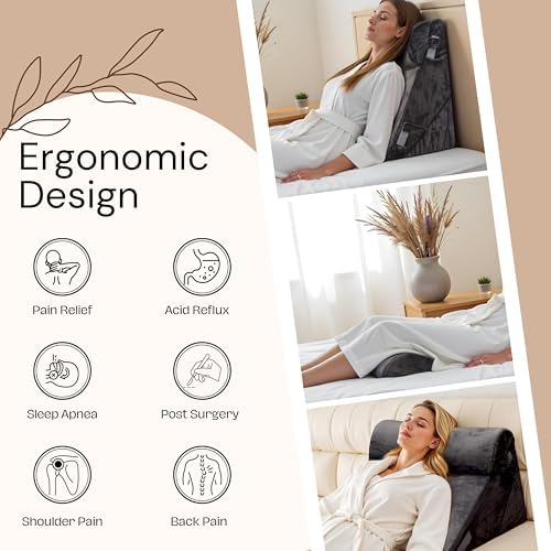 LJA PRIME 4Pcs Adjustable Wedge Pillow Set