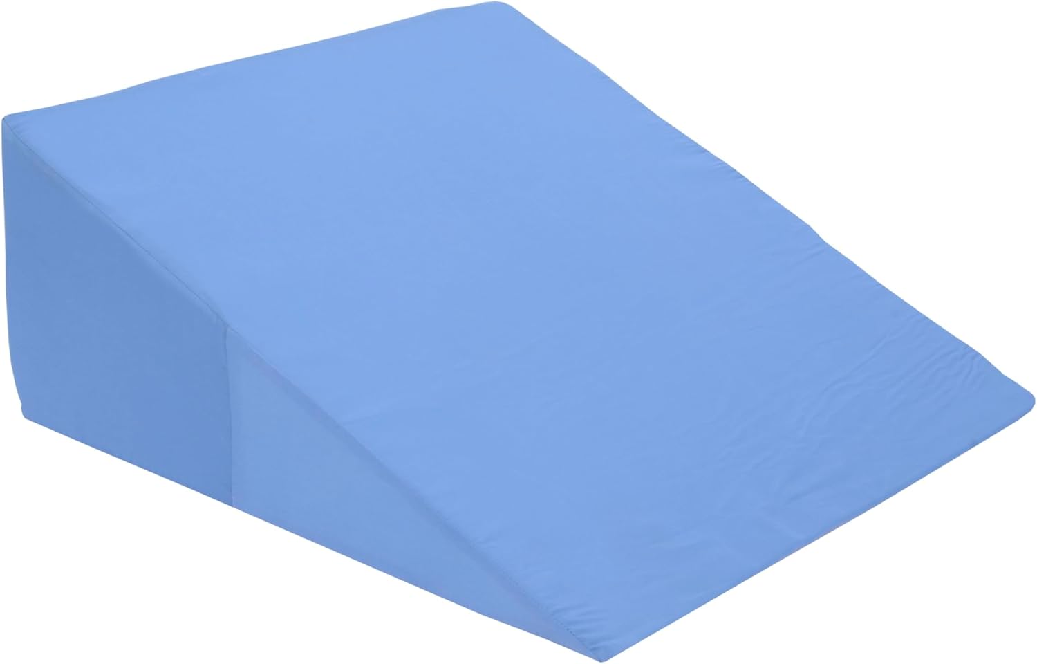 Essential Medical Supply 12 Inch Foam Bed Wedge Pillow Blue