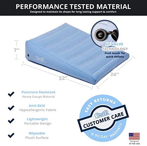 Contour Inflatable Back Support Wedge Cushion
