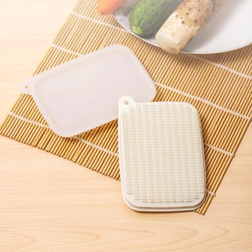 HAGBOU 2 PCS Soft Vegetable Scrubber Brush for Potatoes Carrots and Cucumbers