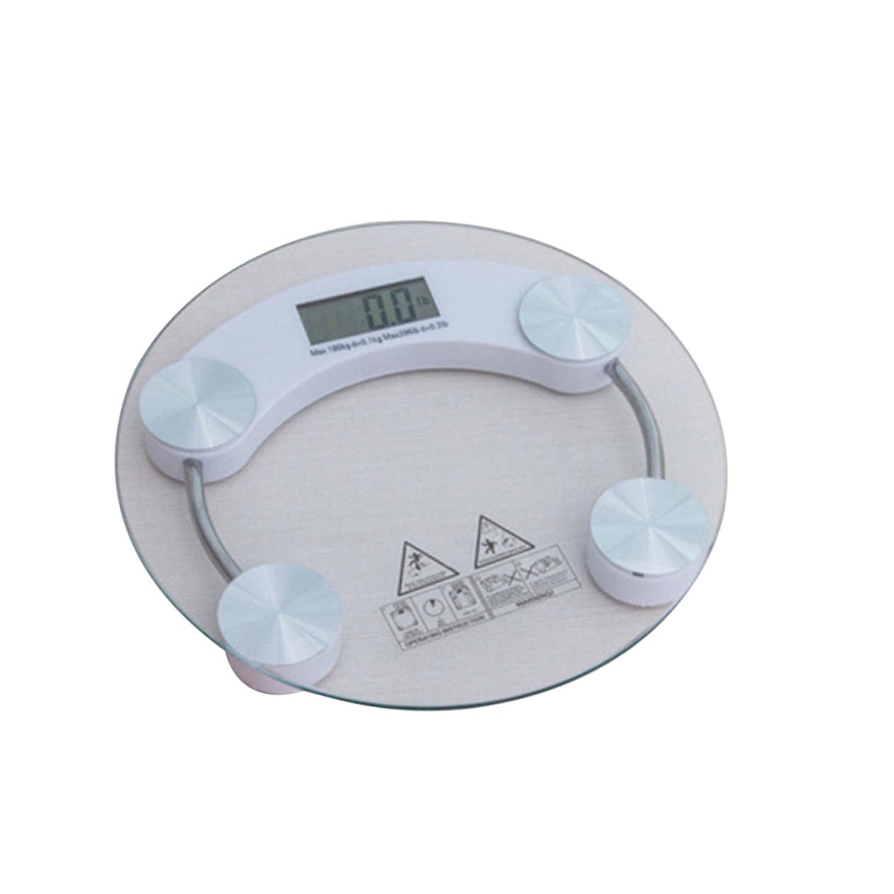 Beavorty 26cm Digital LCD Body Weight Scale 400lb Auto-onOff