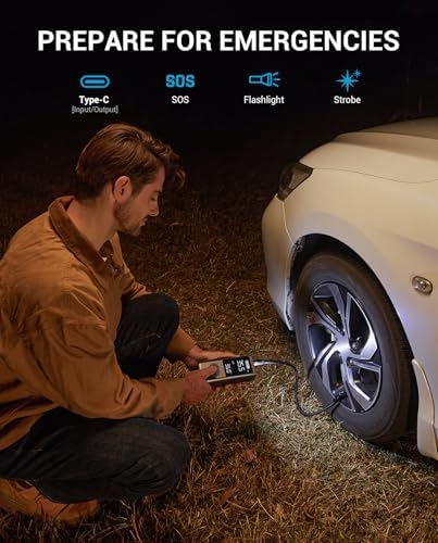 AVAPOW Tire Inflator with 150 PSI and LCD Screen