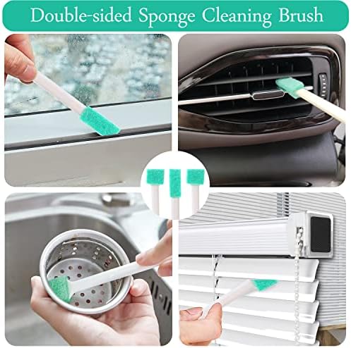 Haniforever 8in1 Cleaning Brush Set for Small Spaces