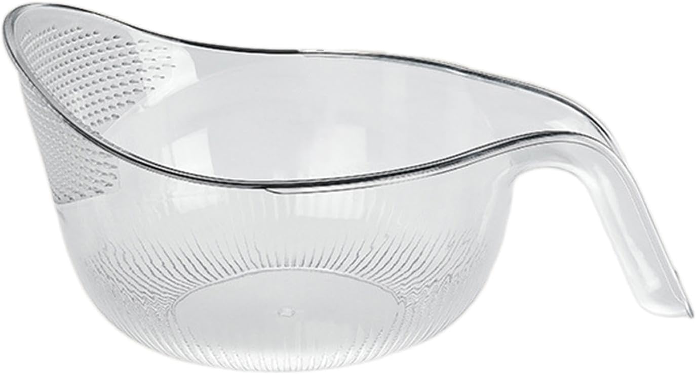Yajuyi Rice Washing Basket with Handle and Drainage