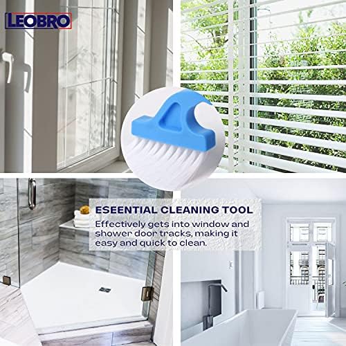 LEOBRO Hand Held Groove Gap Cleaning Brushes Pack of 4