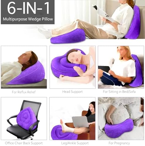 Heart Shape Leg Elevating Pillow for Swelling Relief