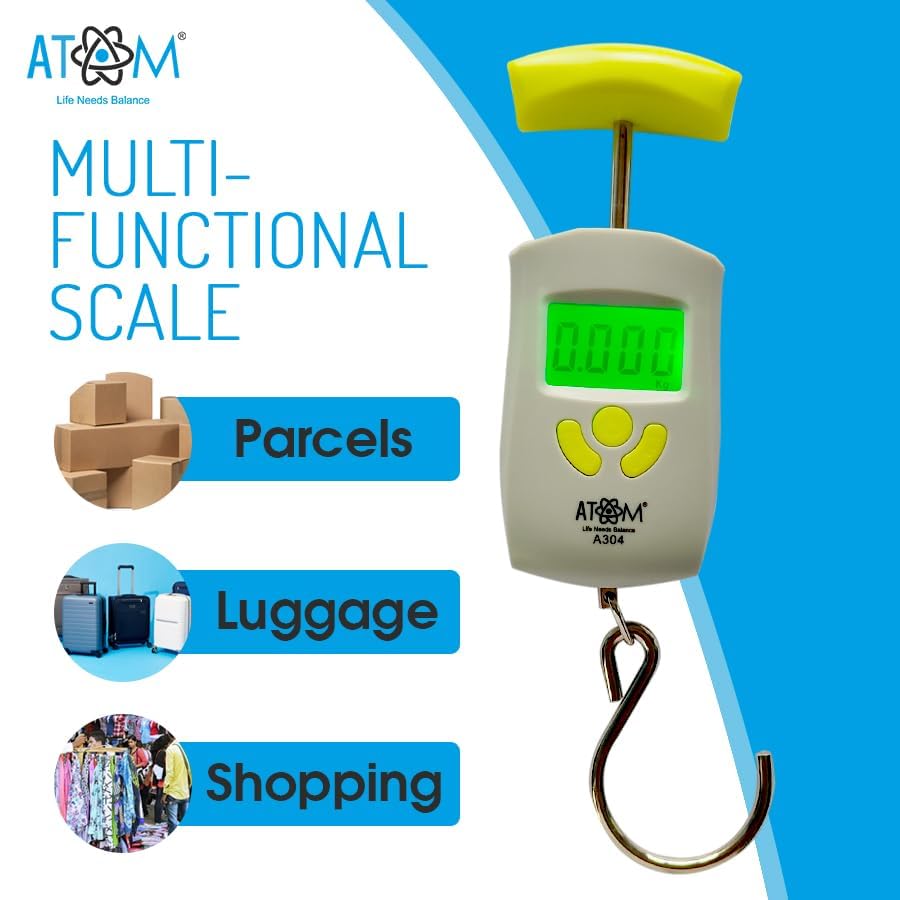 Electronic Digital Hanging Scale with Stainless Steel Hook