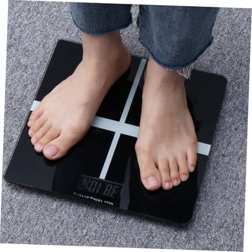Digital Glass Square Scale for Accurate Body Weight Measurement