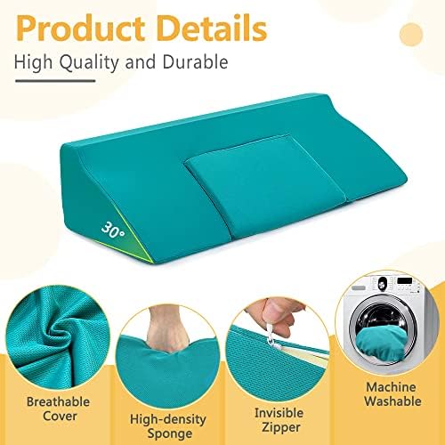 NEAUDE Bed Sore Prevention Wedge Pillow with Detachable Design
