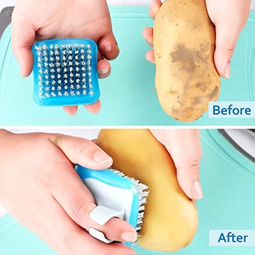 Tatuo 3-Piece Vegetable Brush Set for Fruits and Vegetables