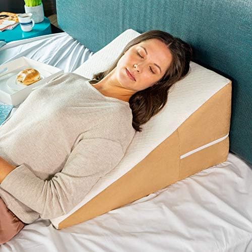 Avana 12 Gel Memory Foam Bed Wedge with Cooling Tencel Cover