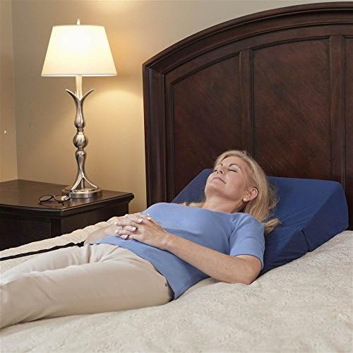 Drive Medical 12 Inch Folding Bed Wedge Blue