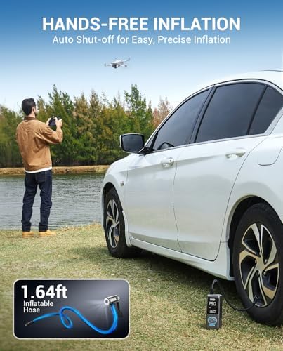 AVAPOW Tire Inflator with 150 PSI and LCD Screen