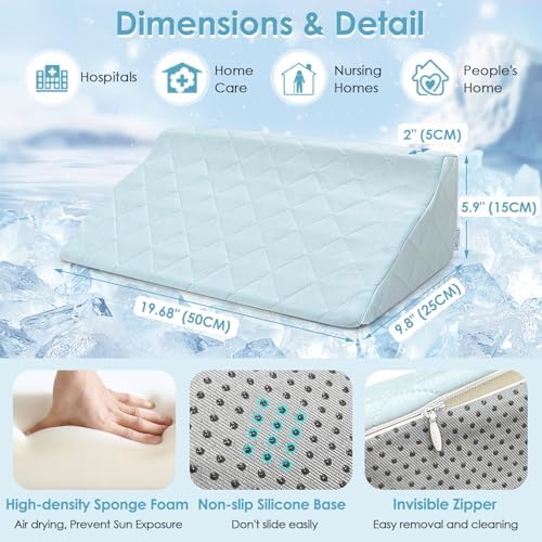 NEPPT Cooling Wedge Pillow for Back Leg Support