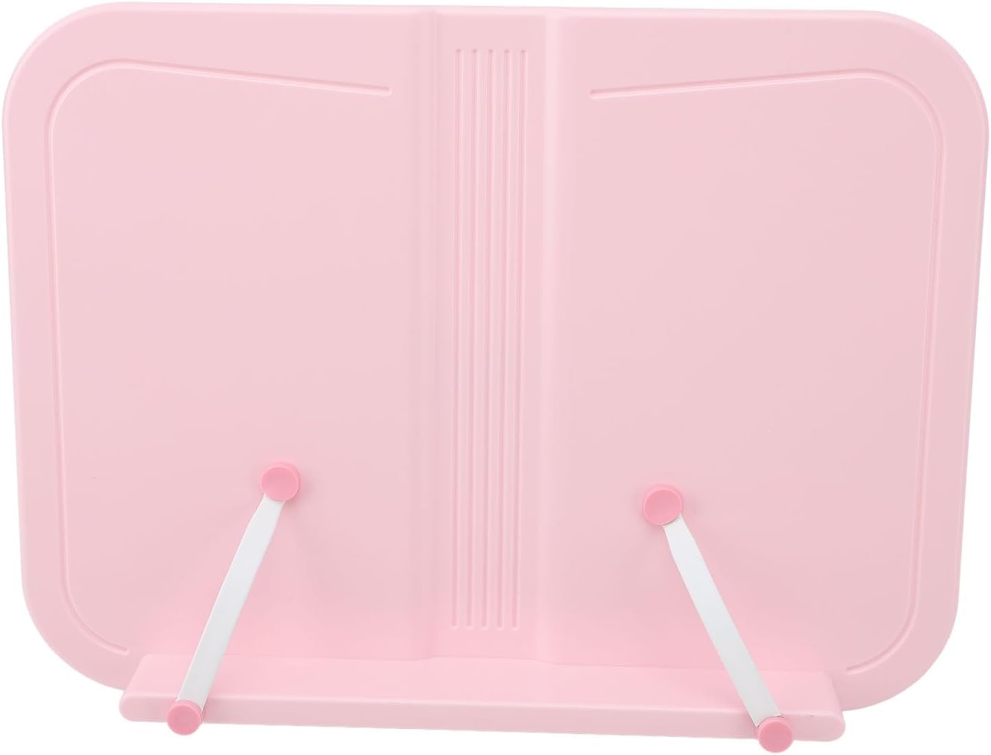 Adjustable Pink Book Stand for Tablet and Cookbook