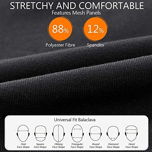 ILM Balaclava Face Mask for Ski and Motorcycle FM01