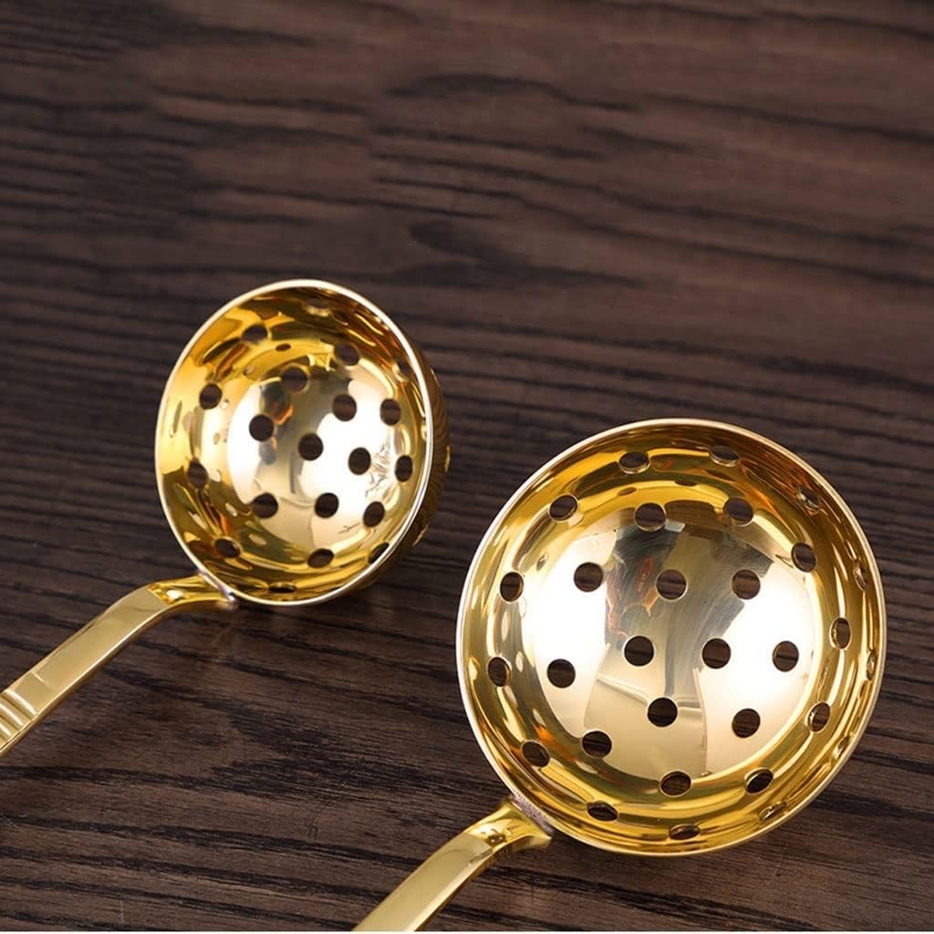 DAOUXIAOSP Pure Copper Colander Skimmer Ladle