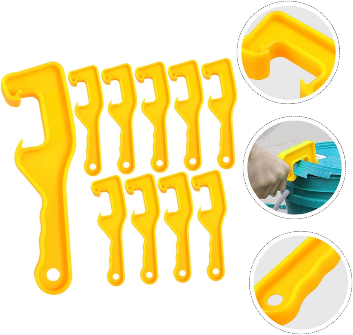 ULTECHNOVO 10pcs Electric Can Opener with Hook Design