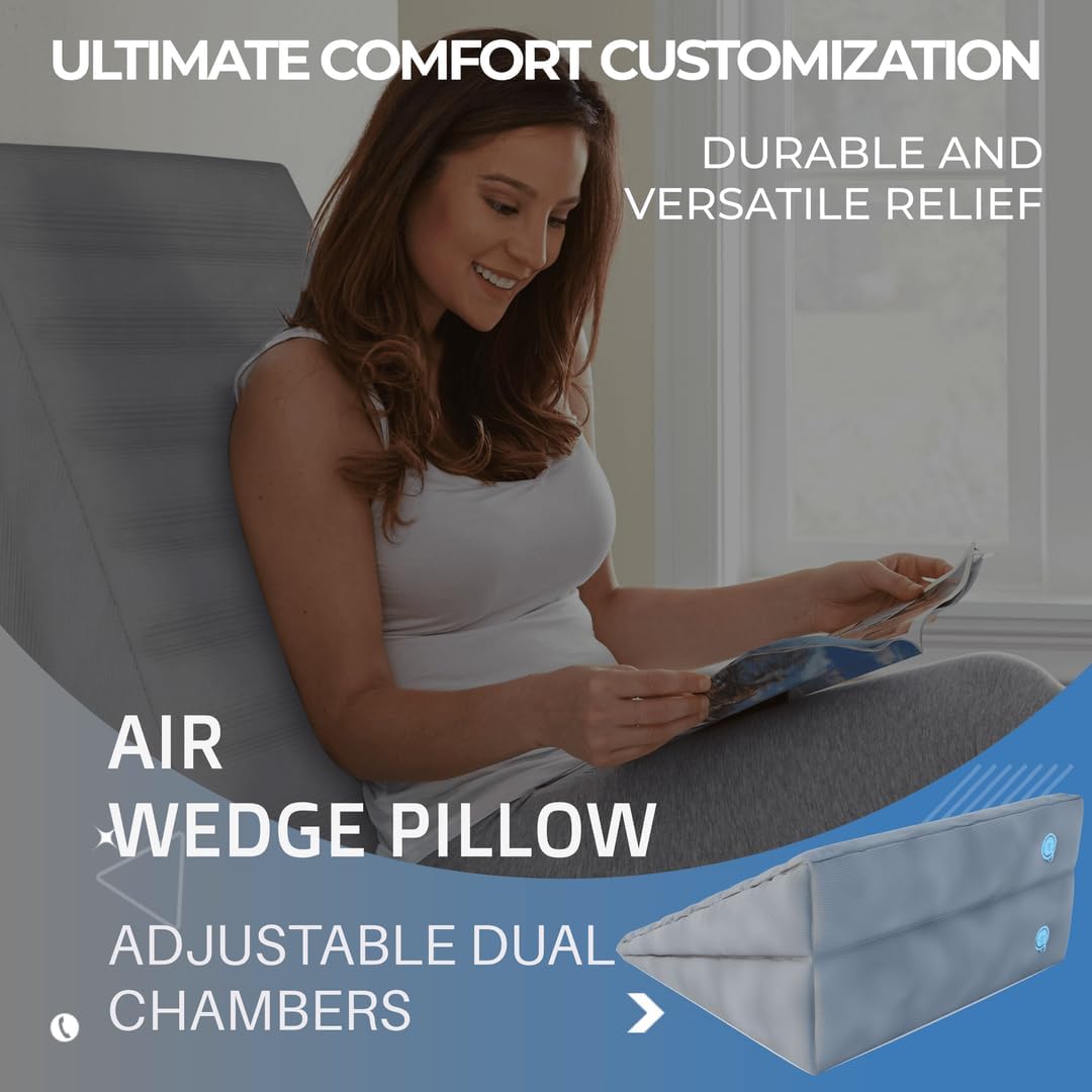 Thomasville Boyd Sleep Dual Chamber Air Wedge Pillow
