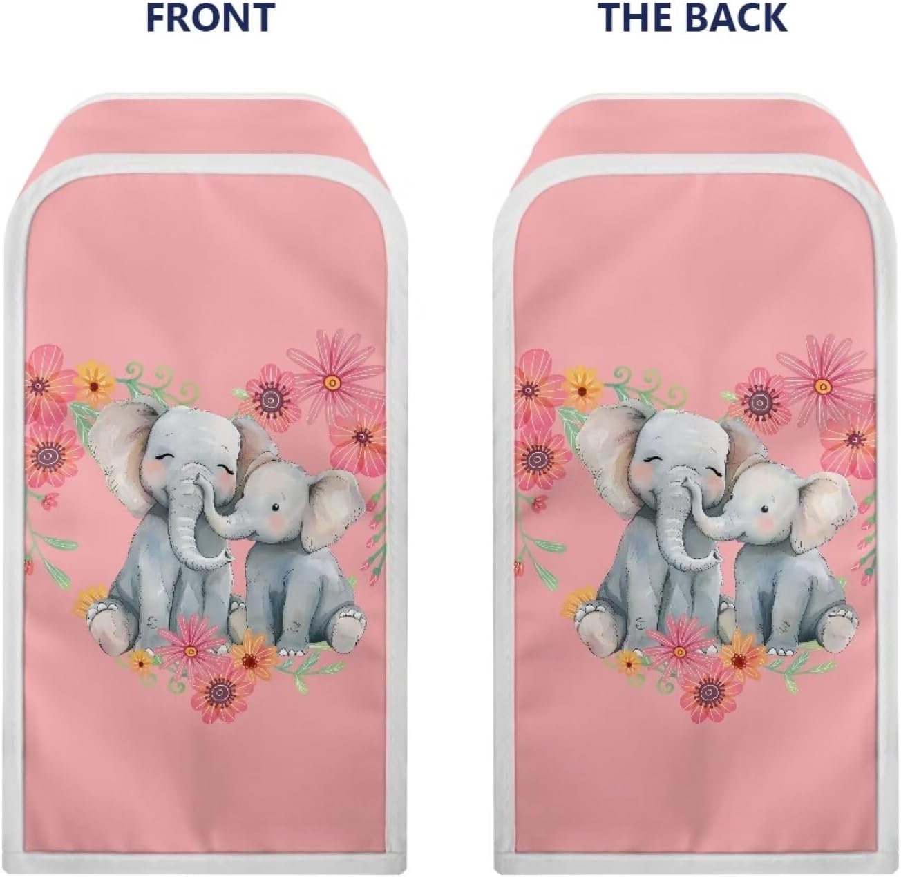 Suhoaziia Can Opener Dust Cover with Elephant Flowers Pattern 1
