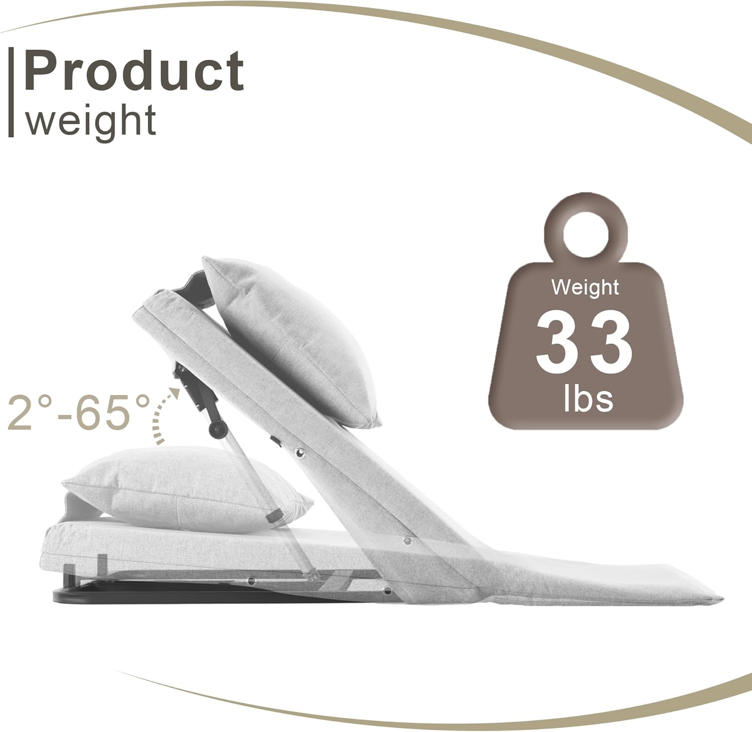 Skuehod Adjustable Bed Backrest for Elderly Patients
