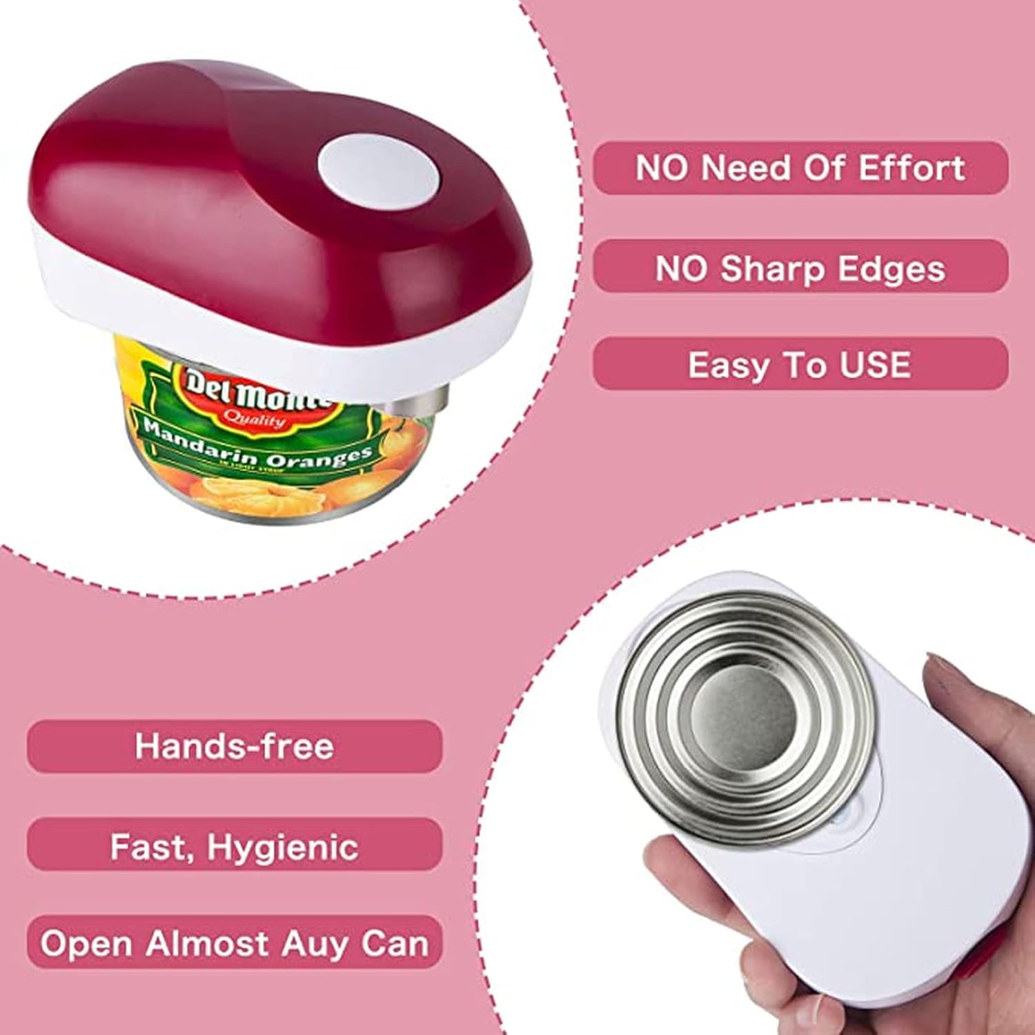 BIOBIE Electric Can Opener with One Touch Function