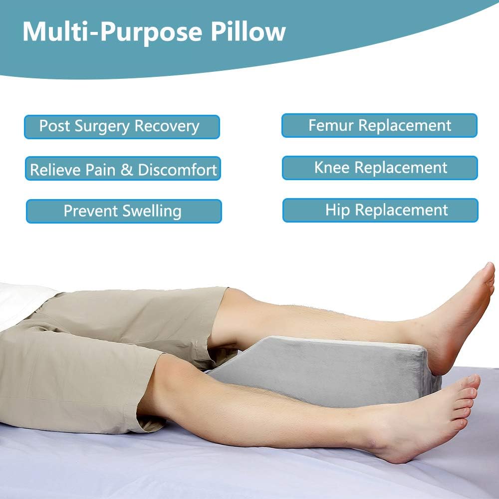 Zelen Leg Elevation Pillow for Sleeping and Recovery