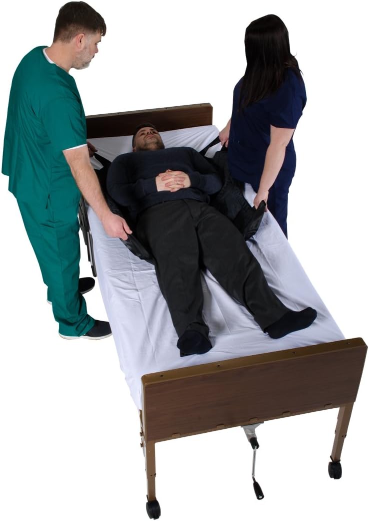 Patient Aid Positioning Sheet with Handles for Safe Patient Repositioning 1